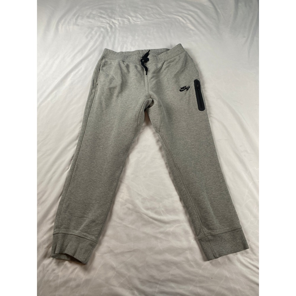 Nike Air Joggers Mens XL Grey Excellent Tech Fleece Tapered Sweatpants - Picture 1 of 10